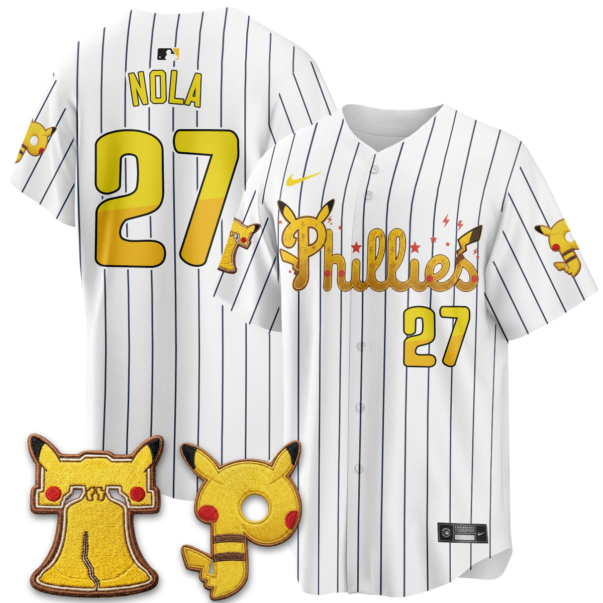 Philadelphia Phillies x PKM Edition Vapor Limited Jersey - Stitched