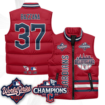 CLE 2026 AL Champions Puffer Vest - Printed