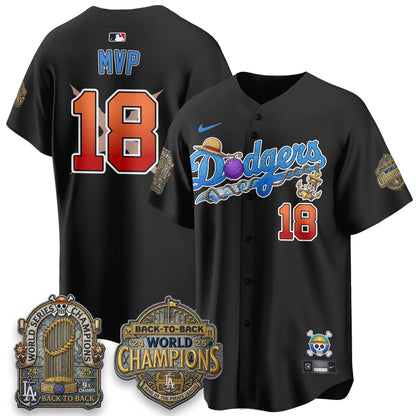 LAD x OP Japanese Cartoon Vapor Limited Jersey V2- Stitched