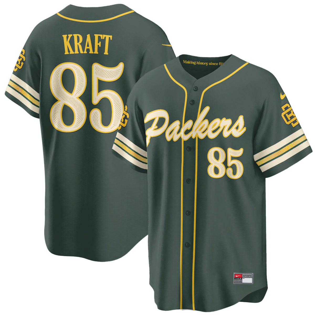 GB 2026 Rivalries Baseball Vapor Jersey - Stitched