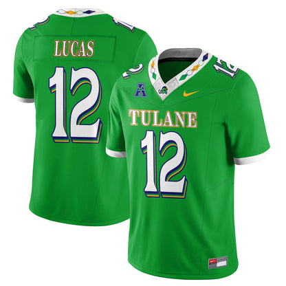 Tulane Green Wave 2026 City Football Vapor Jersey - Stitched