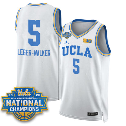 UCLA Women's Basketball National Champion 2026 Gear Limited Jersey -  All Stitched