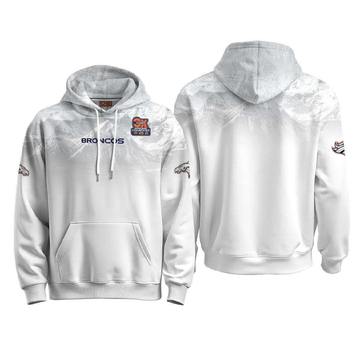 Denver Broncos Fangear Edition Hoodie - Printed