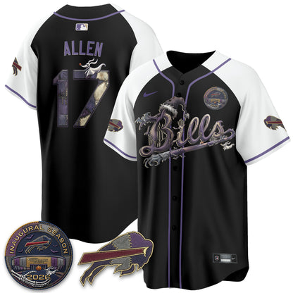BUF 2026 Nightmare Edition Vapor Baseball Jersey - Stitched