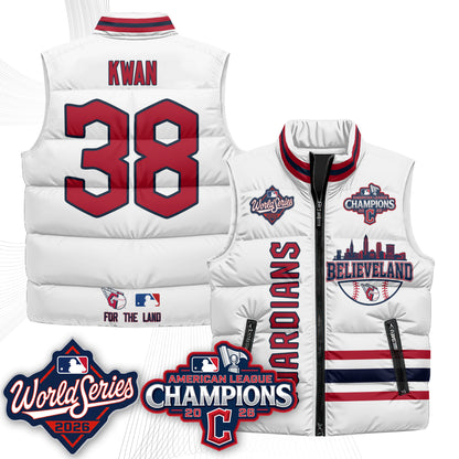 CLE 2026 AL Champions Puffer Vest - Printed