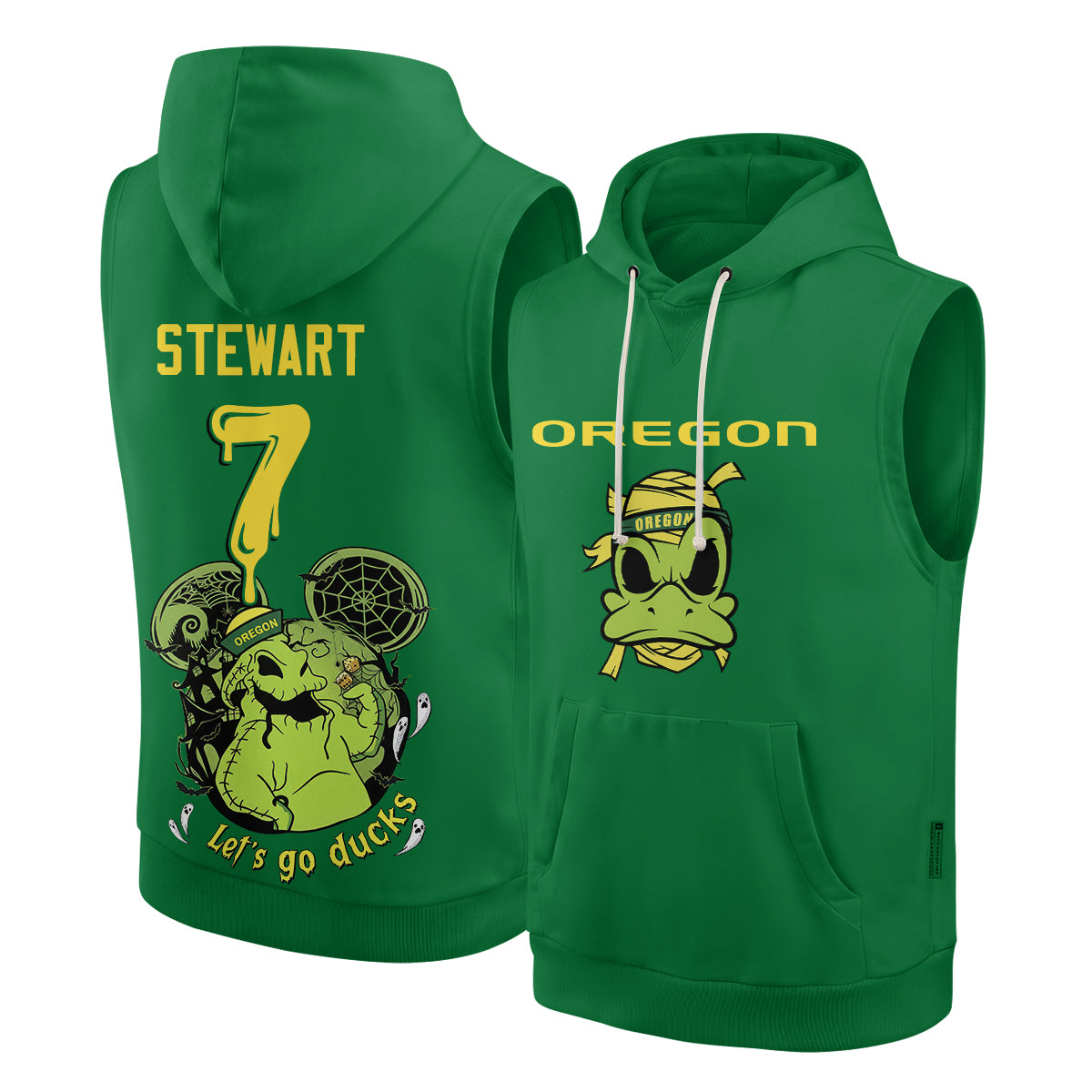 ORE x Boongie Monster Edition Pullover Sleeveless Hoodie Tank Top - Printed