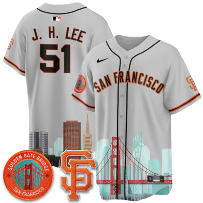 San Francisco Giants SF City Edition Vapor Jersey - Stitched