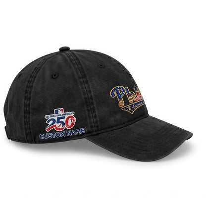 PHI 2026 Independence Day Custom Wash Hat V2- Embroidered