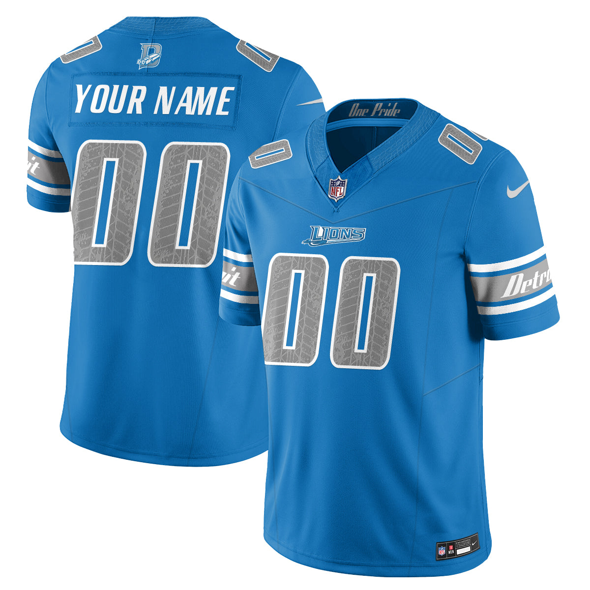 DET Fangear Edition Vapor Custom Jersey - Stitched