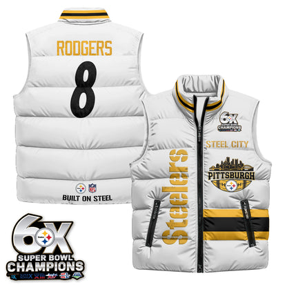 PIT "Steel City" Puffer Vest - Printed