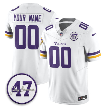 MIN Joey Browner Thank You For Memories - 1960 – 2026 Football Vapor Limited Custom Jersey - All Stitched