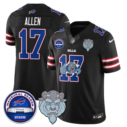 Buffalo Bills x Hairy Blue Beast Edition Vapor Jersey - Stitched