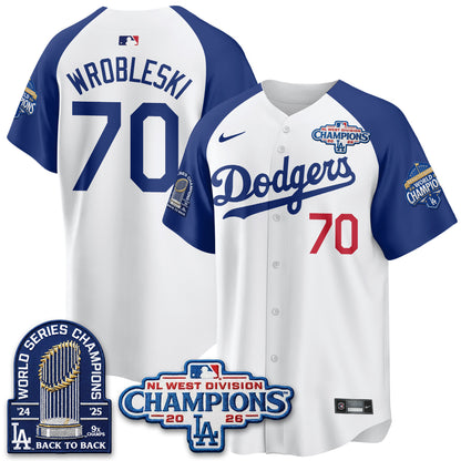 LAD 2026 NL West Champs Vapor Jersey- Stitched