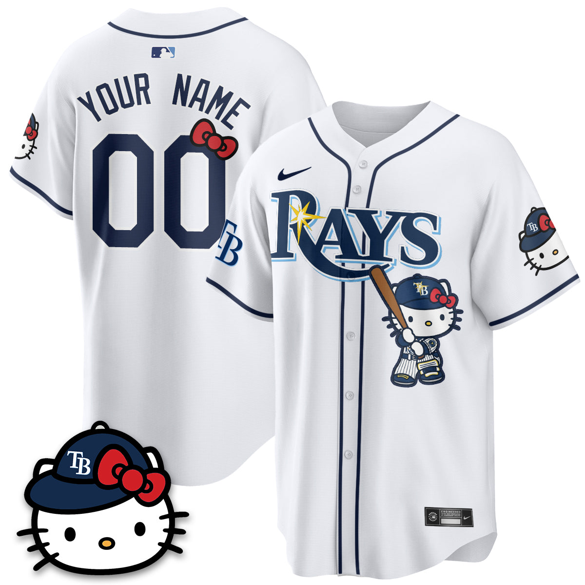 Tampa Bay Rays x Meow KT Edition Vapor Limited Custom Jersey - Stitched