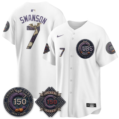 Chicago Cubs Nightmare Edition Vapor Limited Jersey - Printed