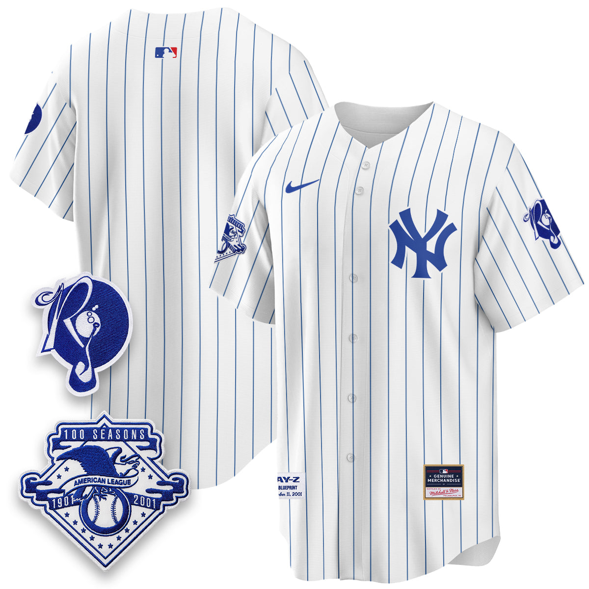 New York Yankees x Jay Z Edition Vapor Jersey - Stitched