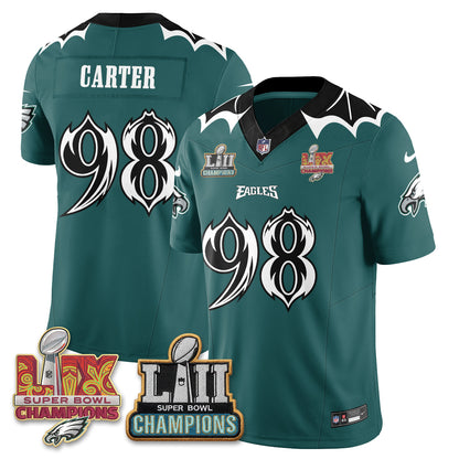 Philadelphia Eagles x Bat Edition Vapor Jersey - Stitched