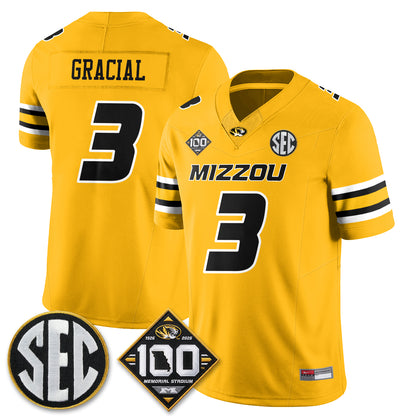 MIZZ 100th Anniversary of Memorial Stadium Vapor Jersey - Stitched