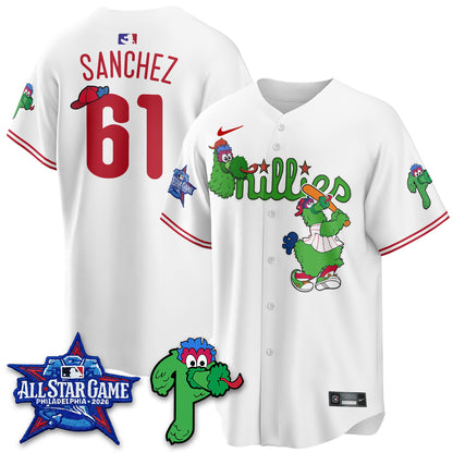 Philadelphia Phillies Phanatic Vapor Limited Jersey - Stitched