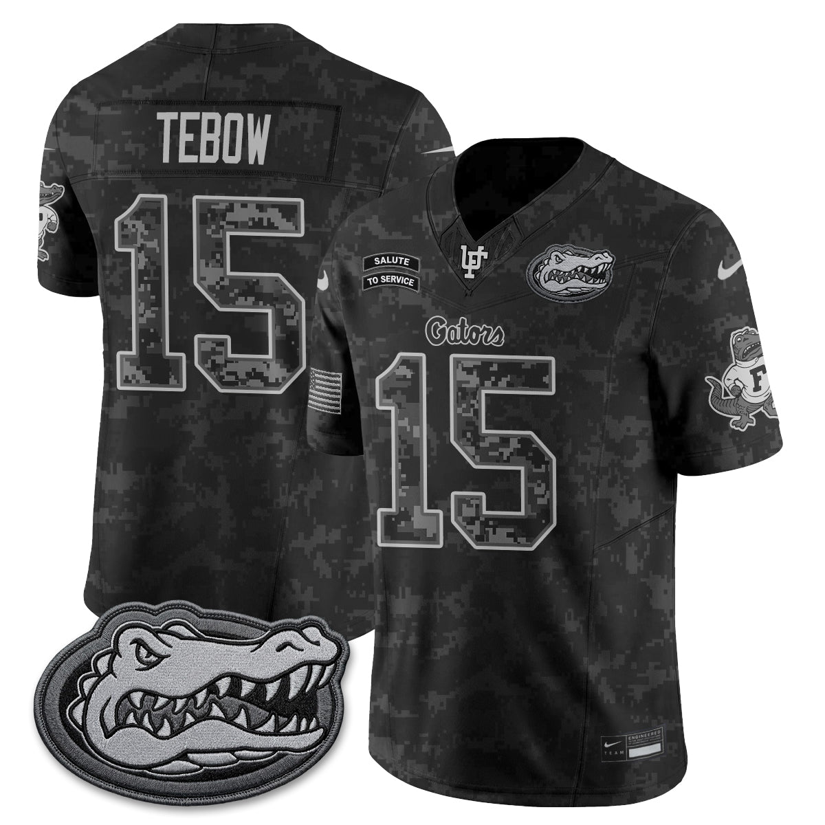 Florida Gators 2026 Salute to Service Vapor Jersey - Stitched