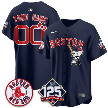Boston Red Sox x Meow KT Vapor Limited Custom Jersey - Stitched