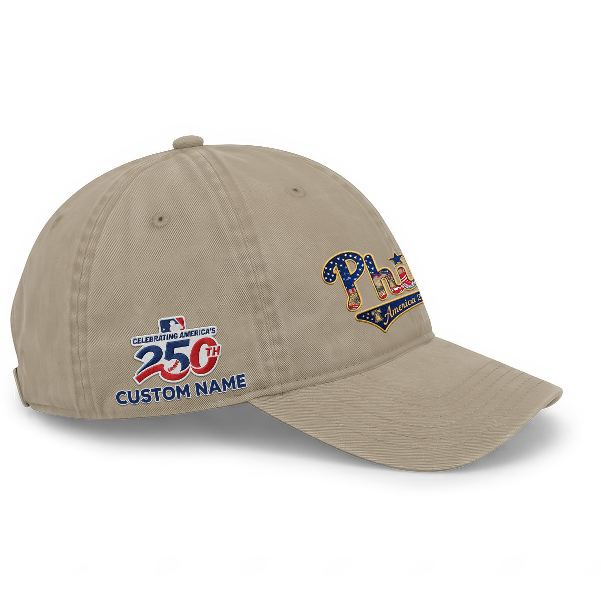 PHI 2026 Independence Day Custom Wash Hat V2- Embroidered