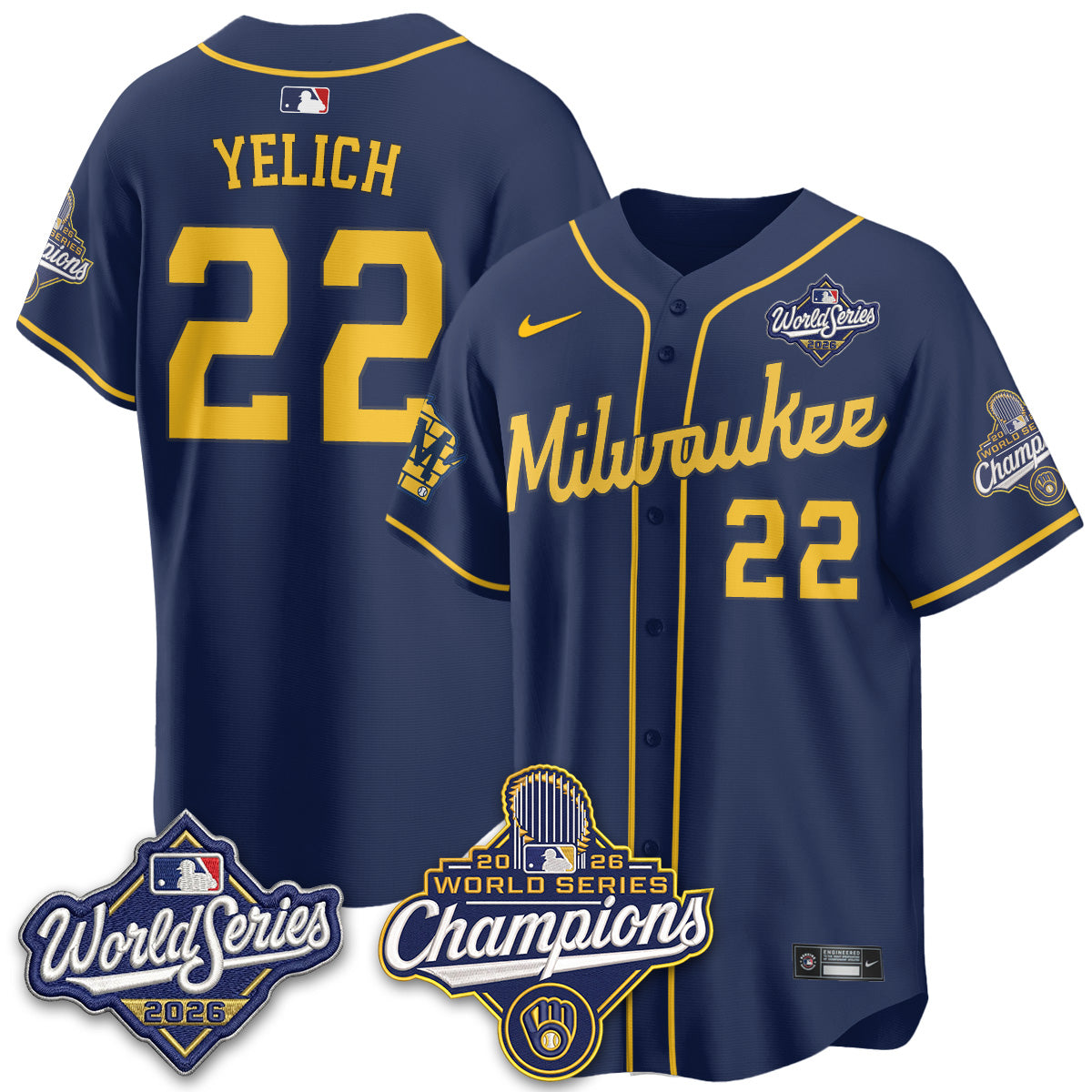 MIL 2026 WS Champions Vapor Jersey - Stitched