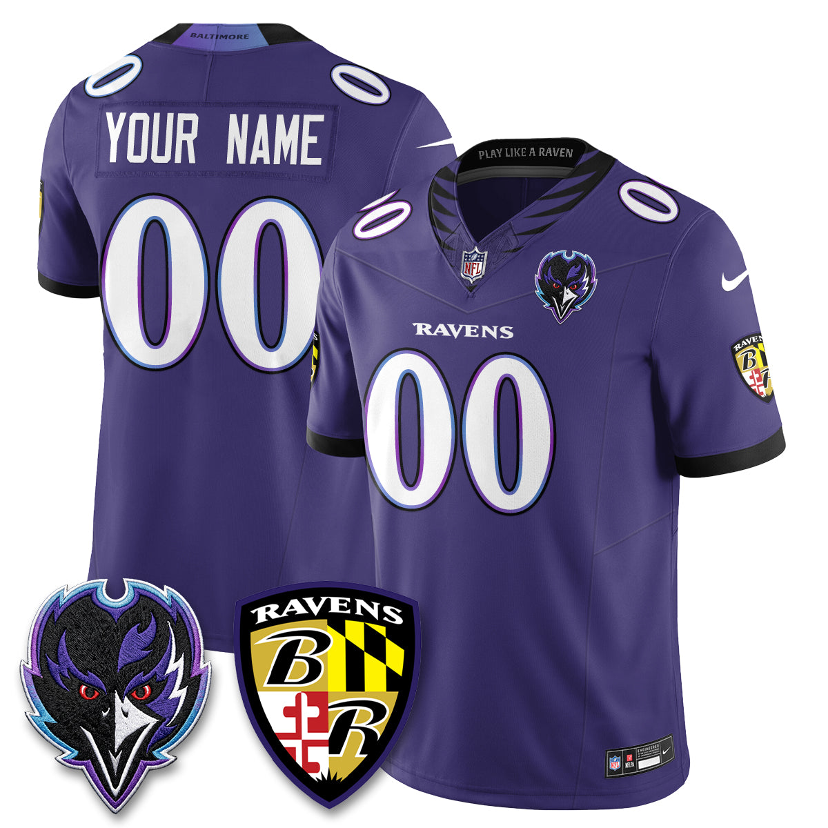 BR The Next Flight Vapor Custom Jersey - All Stitched