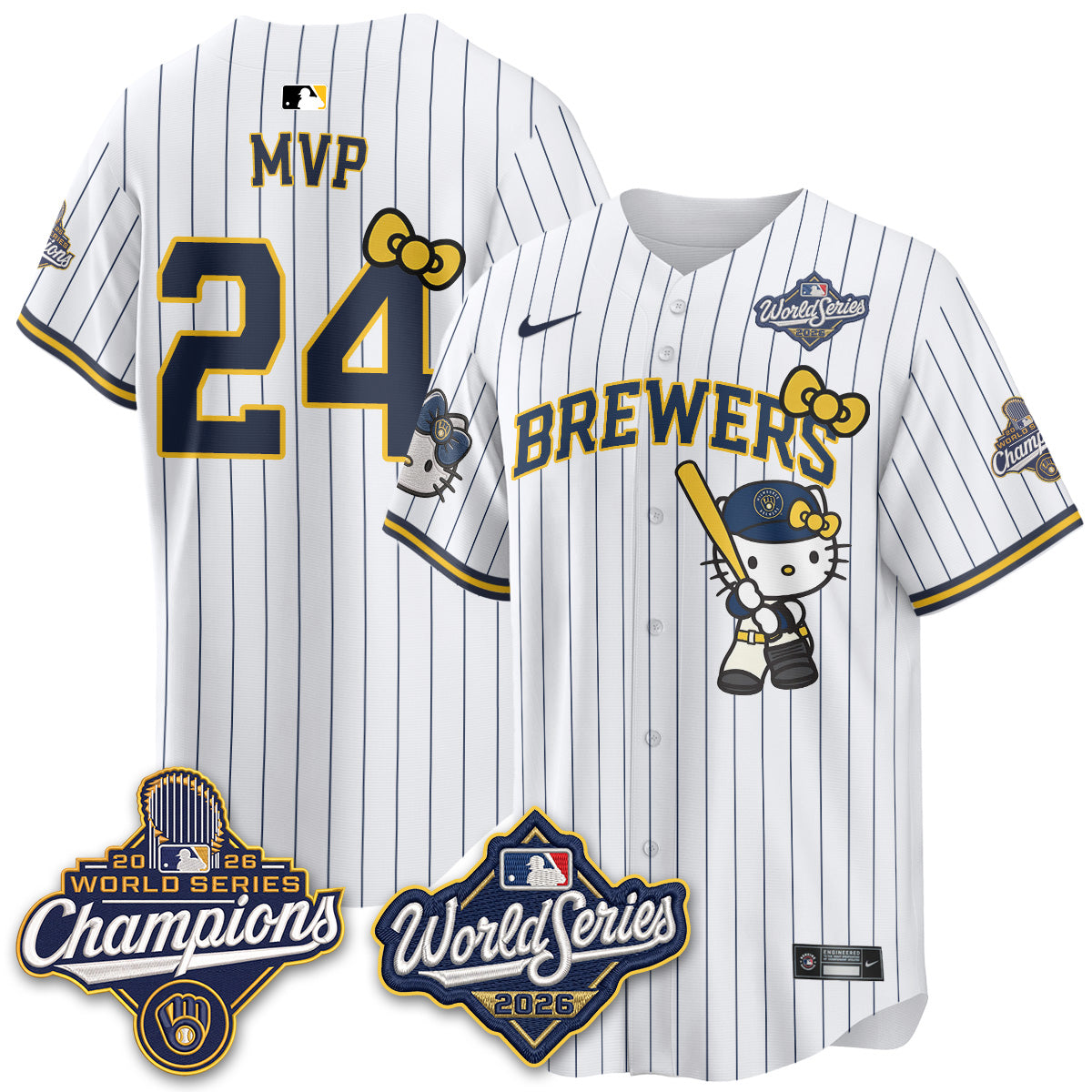 MIL 2026 WS Champions x Meow KT Vapor Jersey - Stitched