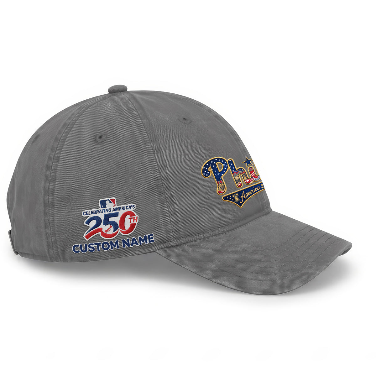 PHI 2026 Independence Day Custom Wash Hat V2- Embroidered