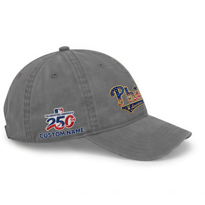 PHI 2026 Independence Day Custom Wash Hat V2- Embroidered