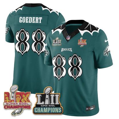 Philadelphia Eagles x Bat Edition Vapor Jersey - Stitched
