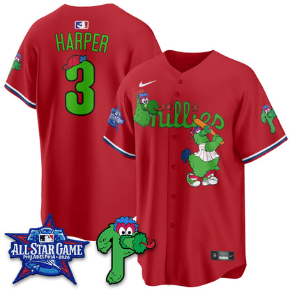 Philadelphia Phillies Phanatic Vapor Limited Jersey - Stitched