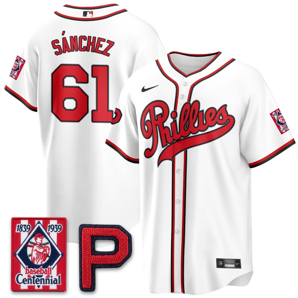 Philadelphia Phillies 2026 Field of Dreams Stadium Vapor Jersey - Stitched