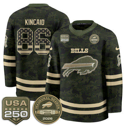 BUF 2026 Salute To Service Edition Hockey Jersey - Printed