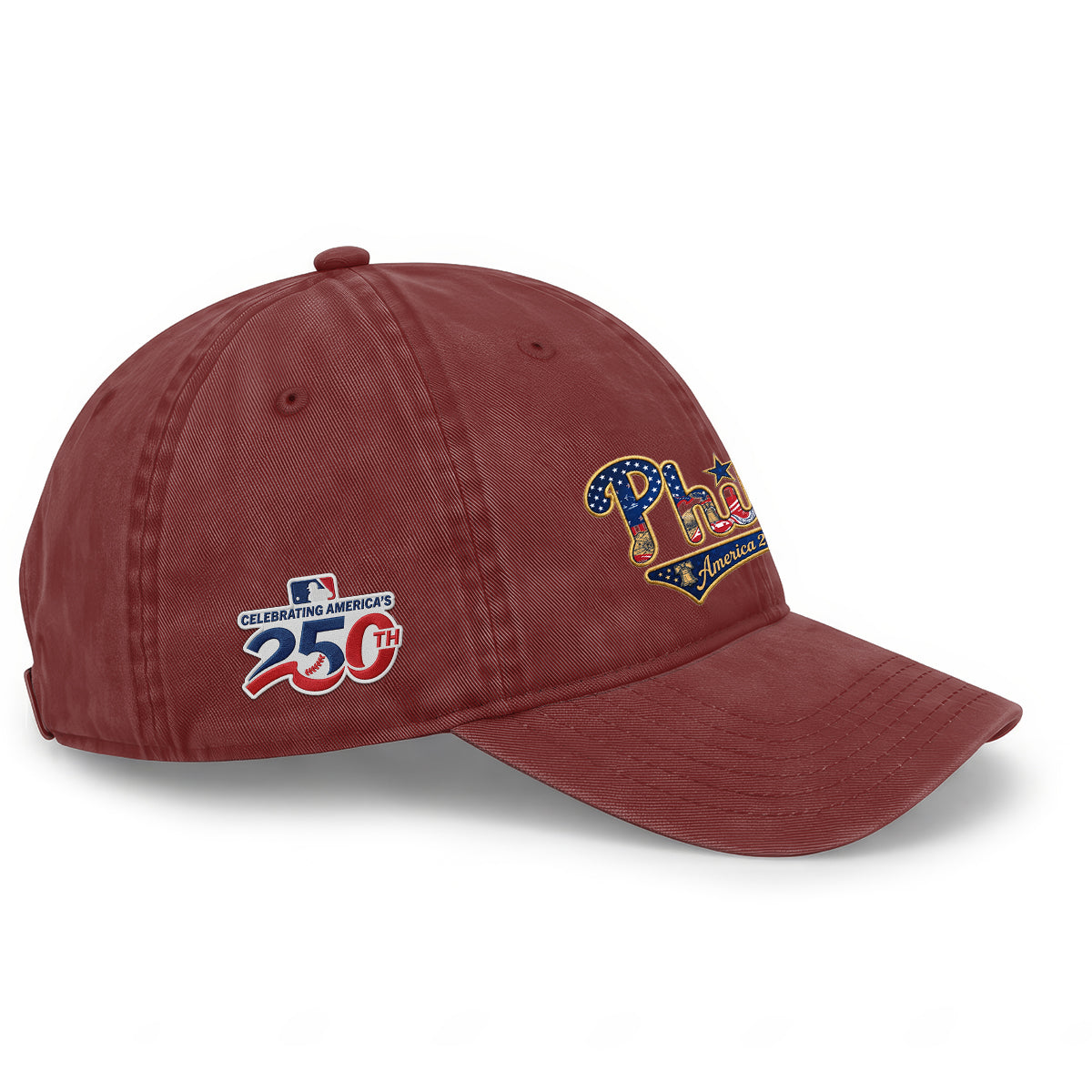 PHI 2026 Independence Day Wash Hat V2- Embroidered