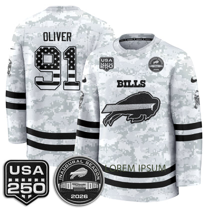 BUF 2026 Salute To Service Edition Hockey Jersey - Printed