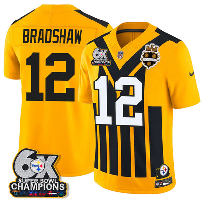 PIT 6X Champs Throwback V2 Vapor Jersey - Stitched