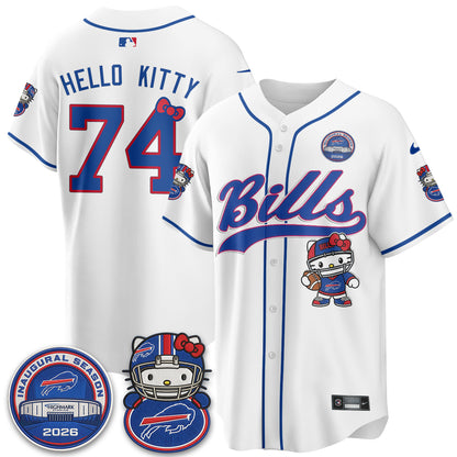 BUF x Meow  Vapor Baseball Jersey - Stitched
