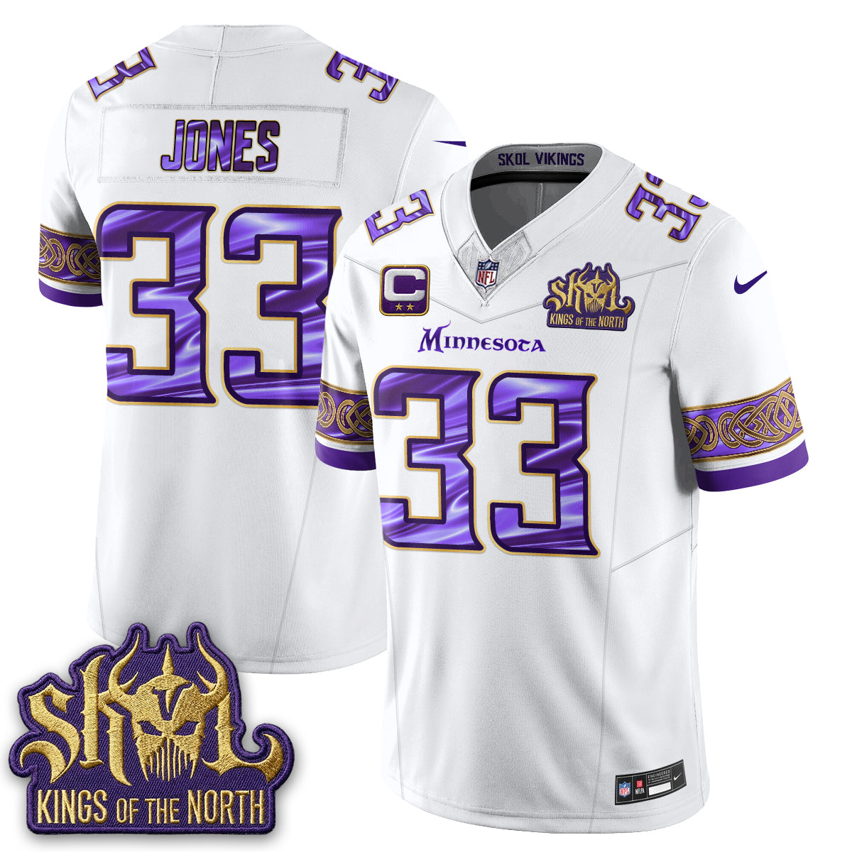 MIN Fangear Edition Warrior Skol Patch Vapor Jersey - Stitched