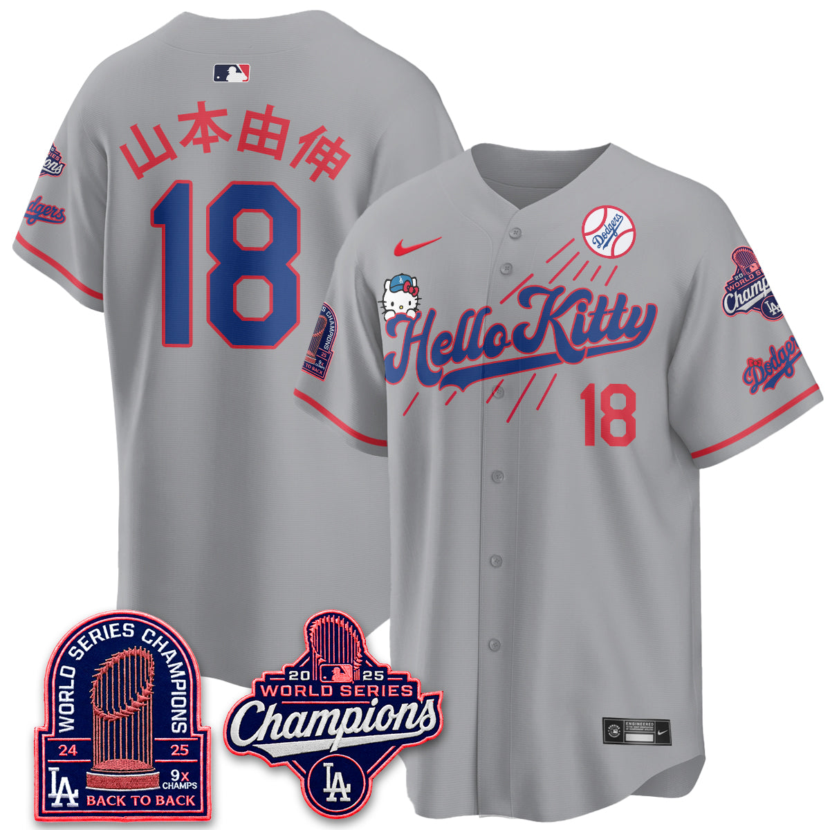 LAD x Hello Kitty Night 2026 Vapor Jersey - All Stitched - V3