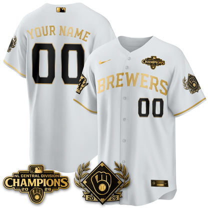 MIL 2026 NL Division Champs Vapor Custom Jersey - Stitched