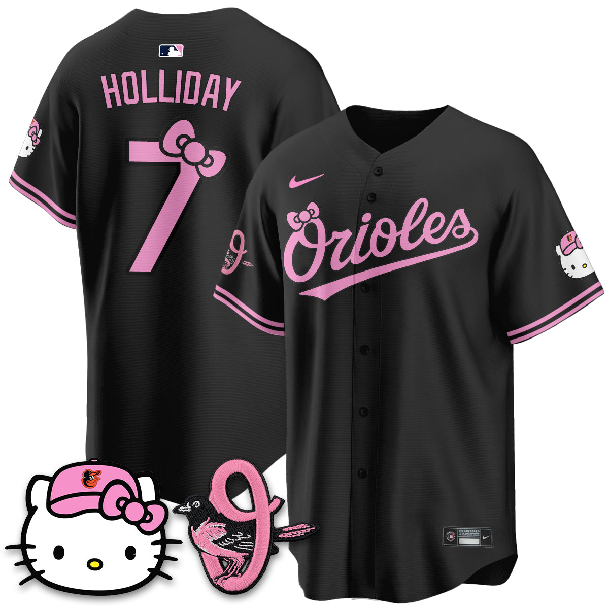 Baltimore Orioles x Meow KT Vapor Premier Limited Jersey - Stitched