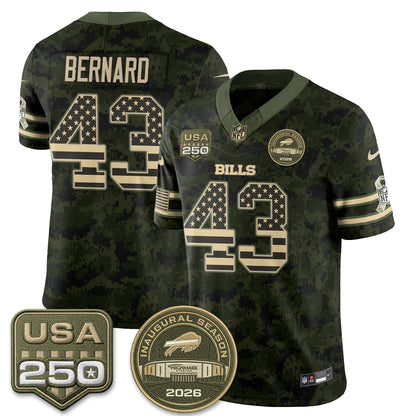 BUF 2026 Salute to Service Edition Vapor Jersey - Stitched