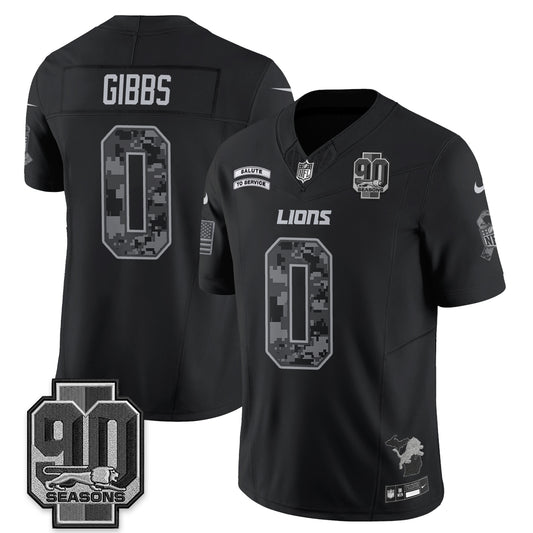 DET 2026 Salute to Service Vapor Jersey V2- Stitched