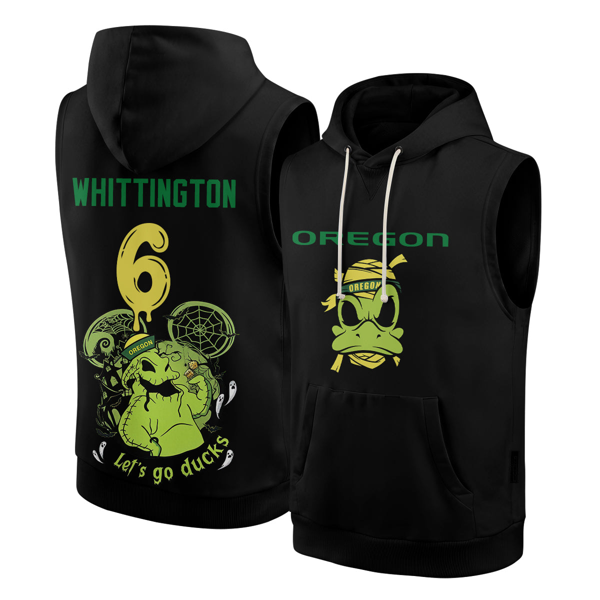 ORE x Boongie Monster Edition Pullover Sleeveless Hoodie Tank Top - Printed
