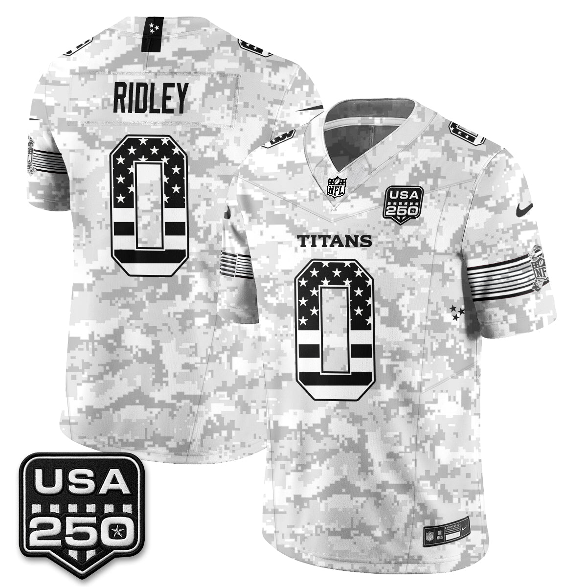 Tennessee Titans 2026 Salute to Service Edition Vapor Jersey - Stitched