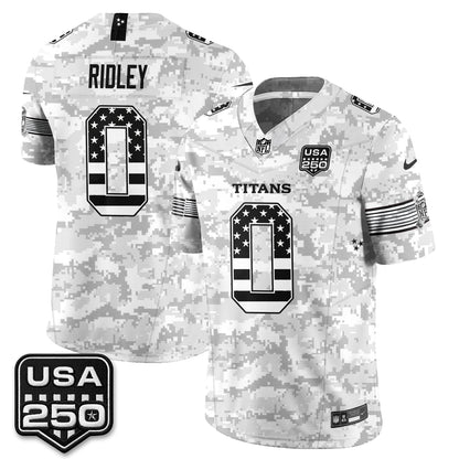 Tennessee Titans 2026 Salute to Service Edition Vapor Jersey - Stitched