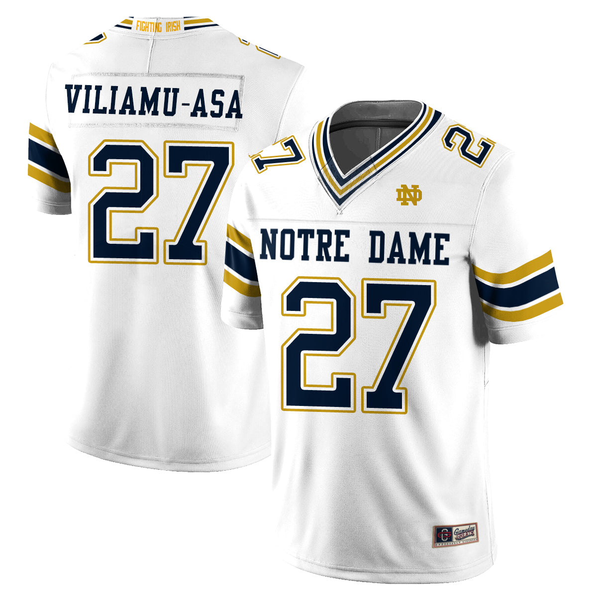 Notre Dame Fighting Irish 2026 Shamrock Series Football Vapor Jersey - Stitched