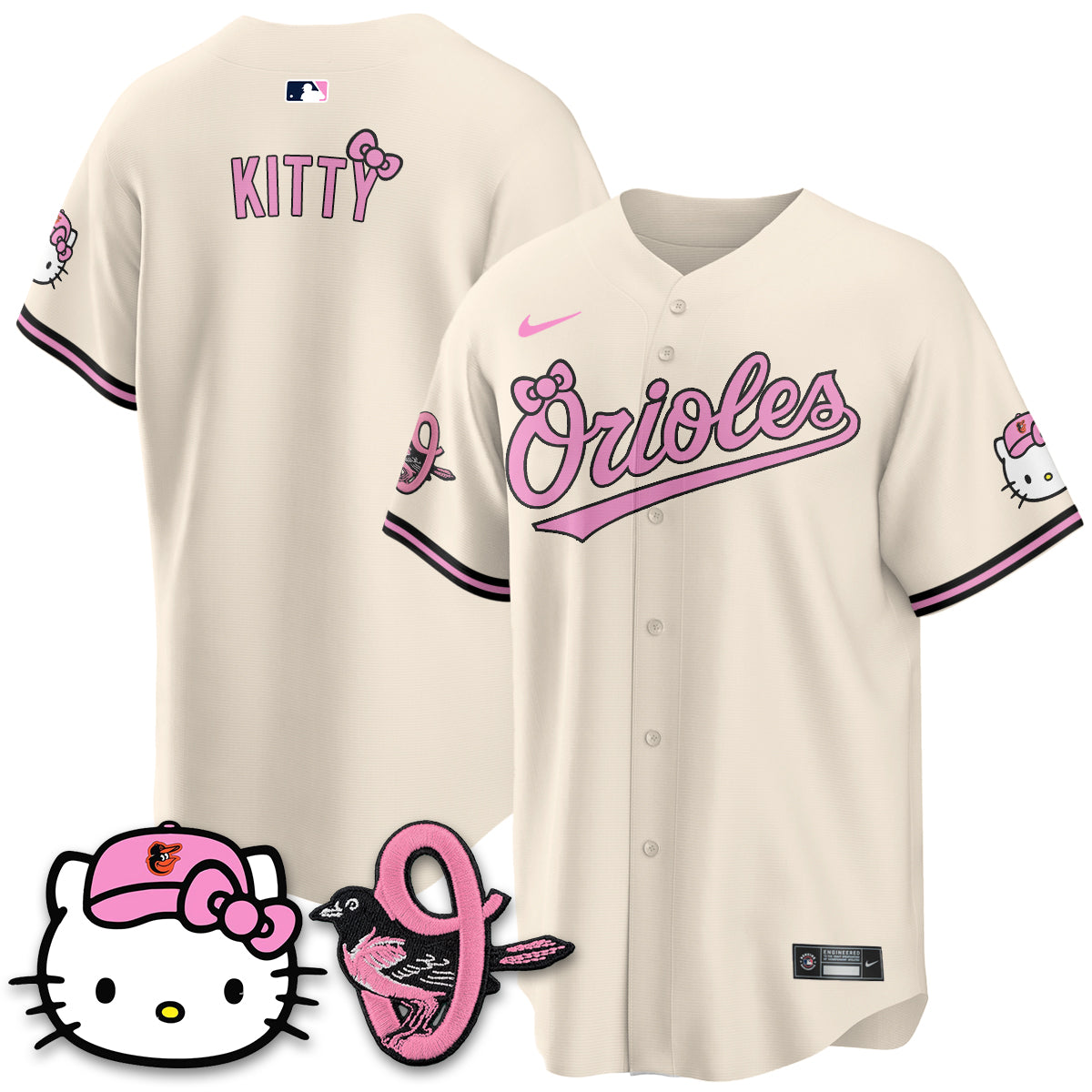 Baltimore Orioles x Meow KT Vapor Premier Limited Jersey - Stitched